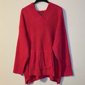 Roaman’s Women's Pink Hoodie Sweater Size 3X